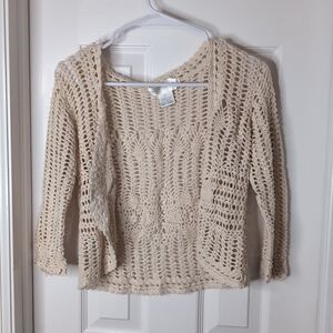 Isabella Rodriguez knit crop sweater size XL